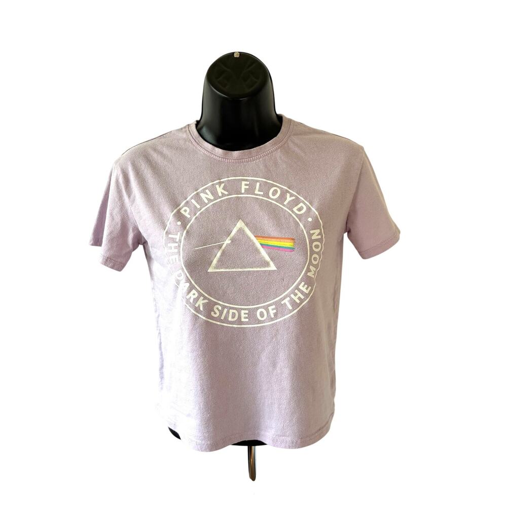 Pink Floyd Dark Side of the Moon Shirt Youth M Purple Tee
